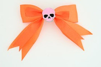 Orange / skull plain pink orange skull
