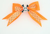 Dot orange / skull cross eye white orange skull