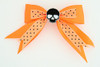 Dot orange / skull plain black orange skull