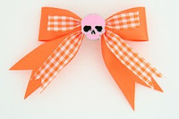 Orange / skull plain pink orange skull