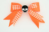 Orange / skull plain black orange skull