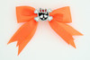 Orange / cute skull bone black-red orange cute skull