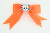Orange / cute skull bone white-pink orange cute skull