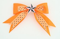 Dot orange / star black-pink orange star