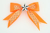 Dot orange / star black-white orange star