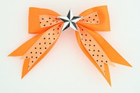 Dot orange / star black-white orange star
