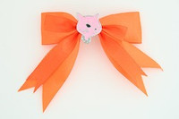 Orange / cat pink orange animal