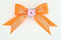 Dot orange / cat pink orange animal