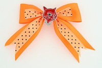 Dot orange / cat red orange animal