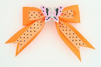 Dot orange / butterfly pink orange animal