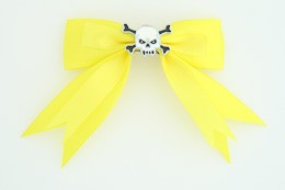 Yellow / skull tooth white yellow skull