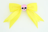 Yellow / skull plain pink yellow skull