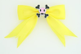 Yellow / skull squared pink yellow skull