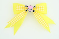 C yellow / skull tooth pink yellow skull