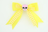 Yellow / skull plain pink yellow skull