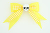 Yellow / skull plain white yellow skull