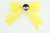 C yellow / skull plain black yellow skull