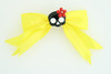 Yellow / skull flower black-red yellow cute skull