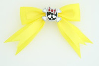 Yellow / cute skull bone black-red yellow cute skull