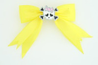 Yellow / cute skull bone white-pink yellow cute skull
