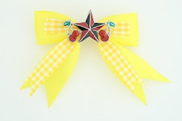 Yellow / star cherry black-red yellow star