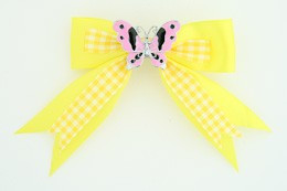 Yellow / butterfly pink yellow animal