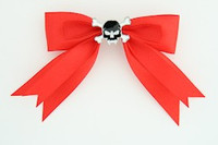 Red / skull tooth black red skull