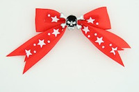 Red / skull tooth black red skull