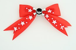 Red / skull tooth black red skull