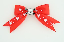 S red / skull tooth white red skull