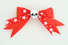Red / skull plain white red skull