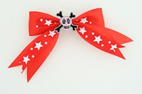 Red / skull cross eye pink red skull