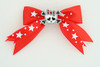 Red / cute skull bone white-red Red cute skull