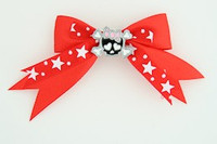 Red / cute skull bone black-pink red cute skull