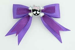 Purple / cute skull bone black-pink dark purple cute skull
