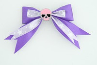 Purple / skull plain pink dark purple skull