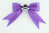 Dot purple / skull tooth black dark purple skull