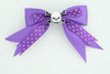 Dot purple / skull tooth white dark purple skull
