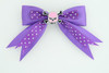 Dot purple / skull tooth pink dark purple skull