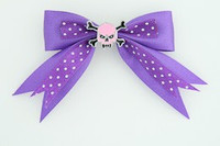 Dot purple / skull tooth pink dark purple skull