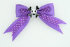 Dot purple / skull squared white dark purple skull