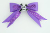 Dot purple / skull cross eye white dark purple skull