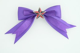 Purple / star black-red dark purple star