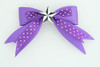 Dot purple / star black-white dark purple star