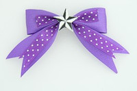 Dot purple / star black-white dark purple star