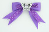 Dot purple / butterfly white dark purple animal