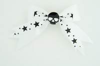 White / skull plain black white skull