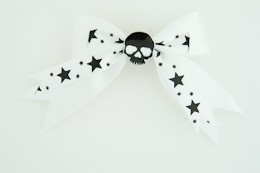 White / skull plain black white skull