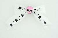 White / skull plain pink white skull
