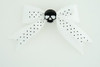 Dot white / skull plain black white skull